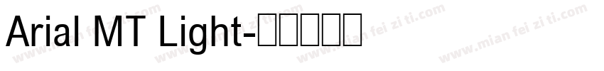 Arial MT Light字体转换